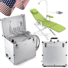 BD-402 Dental Delivery Unit Case Air Compressor Syringe Suction /Portable Chair