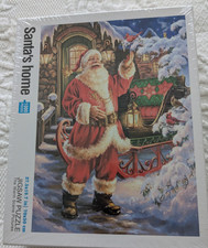 SANTA'S HOME 1000 PIECE JIGSAW PUZZLE, NEW SEALED