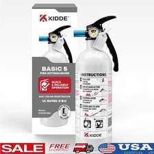 Home Fire Extinguisher 5BC Class B C Metal Construct Easy Mount UL Listed New