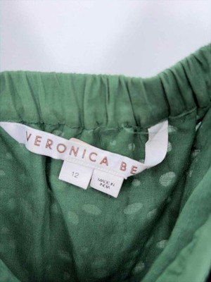 Pre-Owned Veronica Beard Green Size 12 Eyelet Maxi Long Sleeve Dress | eBay