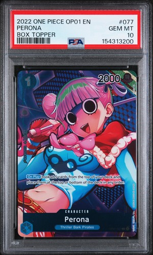 Perona (Box Topper) graded PSA 10 for sale on eBay