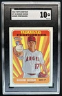 2018 Topps Heritage Shohei Ohtani Rookie Performers RC #RP-SO Angels SGC 10