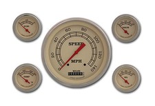 Classic Instruments Vintage Series 5 Guage Set Cr Glass Vt54slc Classic Instruments Vintage Series 5 Guage Set Cr Glass Vt54slc
