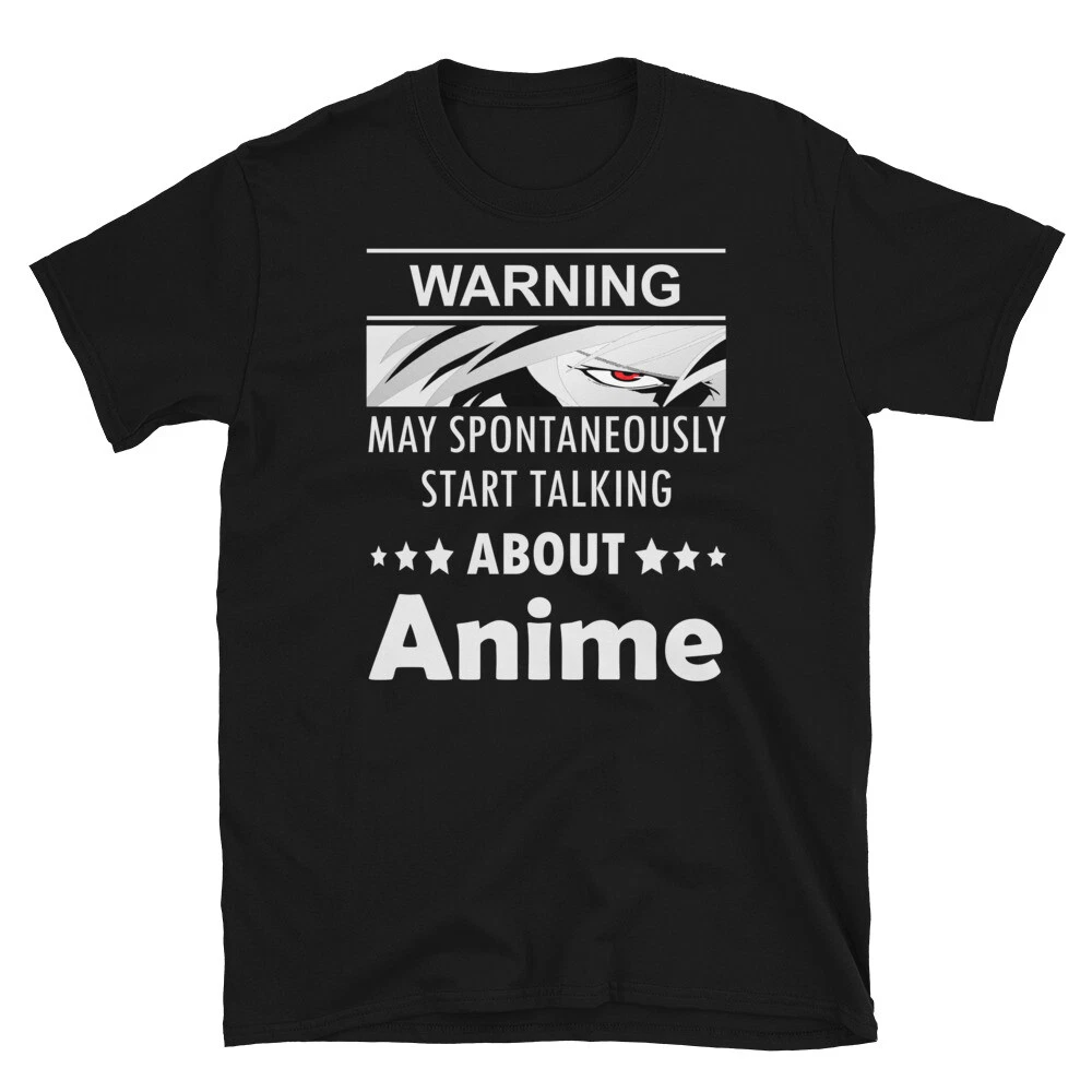 Warning May Start Talking About Anime Shirt Anime Lover Shirt Clothing Men Women