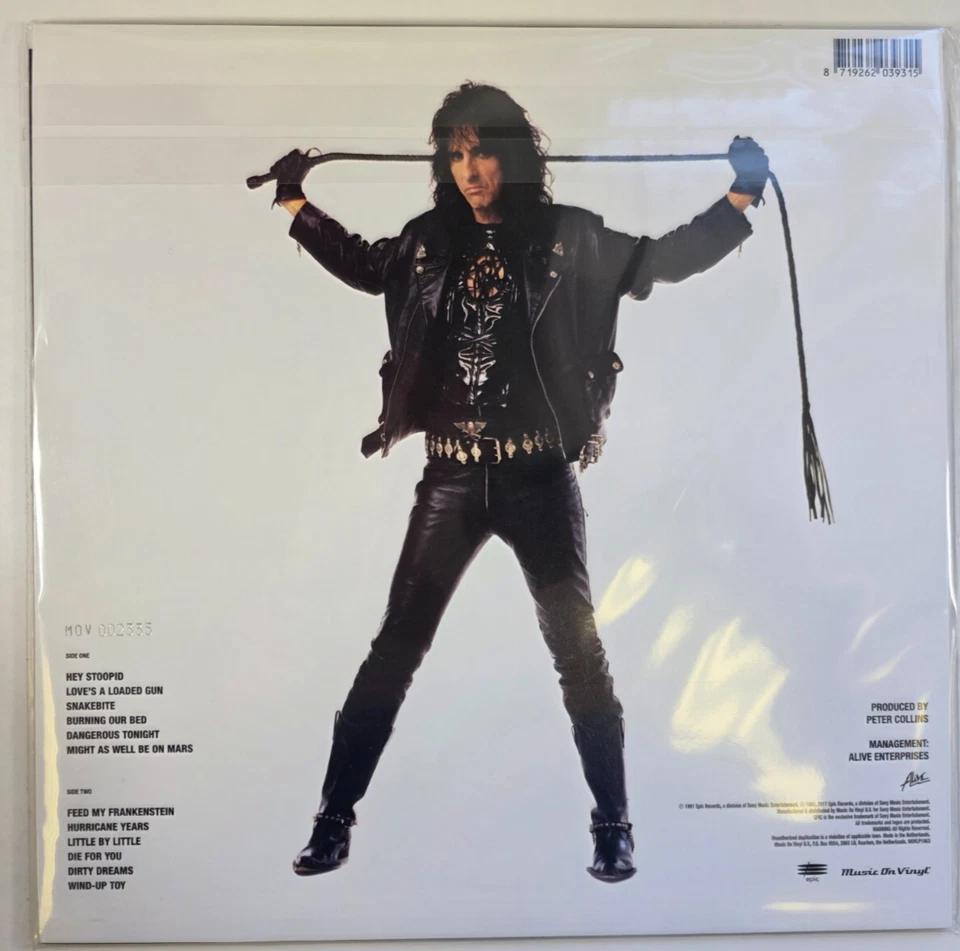 Alice Cooper Hey Stoopid LP Album vinyl record limited pink numbered 180g 2025 - Image 3 of 4