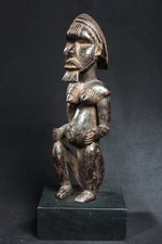 Teke Female Tege Figure, Congo, Gabon - African Tribal Arts, African Figures