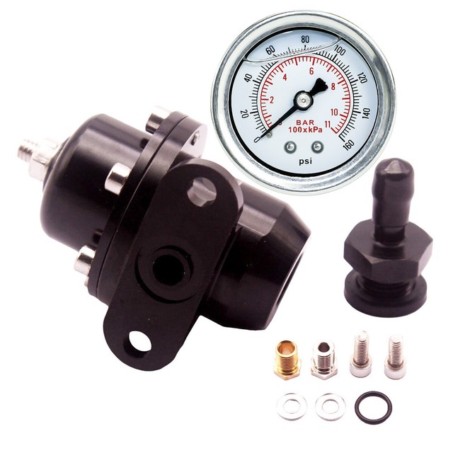 For Honda B16 B18 B17 B20 Si LS GSR D16 Racing FPR+Fuel Pressure