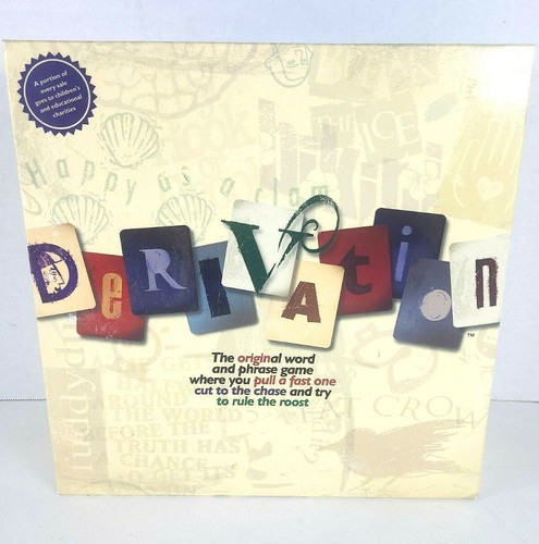 Derivation Word & Phrase Board Game ~ 2002 ~ COMPLETE - Picture 3 of 11