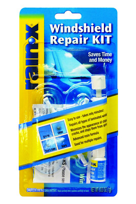 #ad #ad Rain‑X Fix a Windshield Repair Kit for Chips Cracks Bulll#x27;s Eyes and Stars $16.35