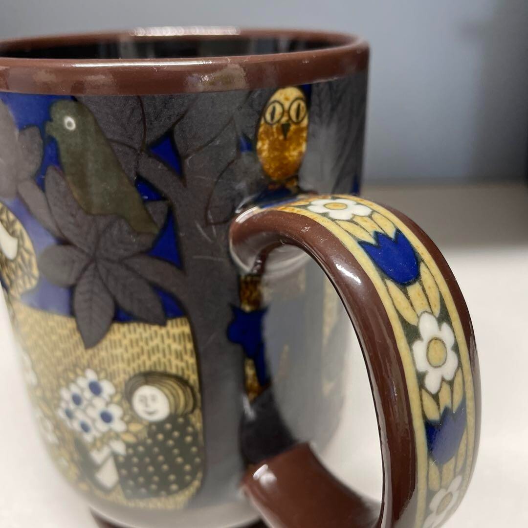 KIRIN Beer Mug Collection ARABIA 1986 100th anniversary of