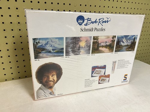 BOB ROSS Mountain Forest 1000 Pezzi Puzzle, Nuovo con scatola vintage 2004 Nuovo - Foto 5 di 7