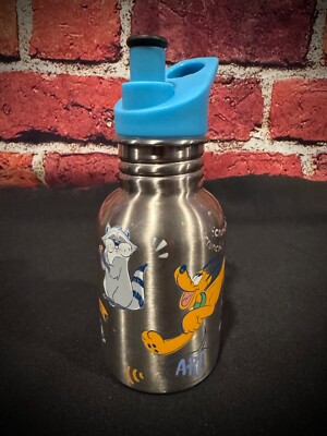Disney Parks Kids size Metal Water bottle with Animal friends 350ml MOS READ!!!