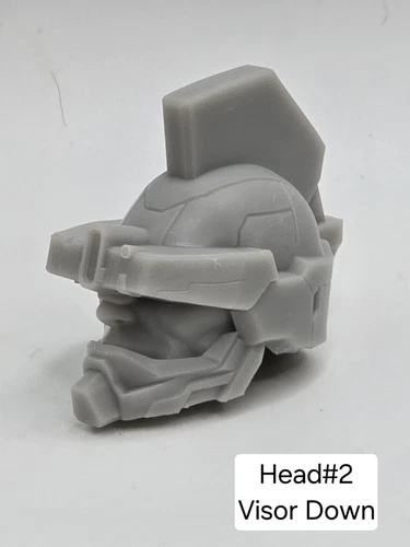 3d Printed  Video Game JACK HEAD#2 1:12 6" Classified Legends COMPATIBLE