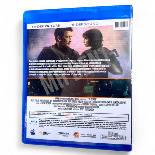 Blu-Ray The Gorge 2025 Movie Adventure TV Film Full HD All Region Freeship - Imagen 3 de 9
