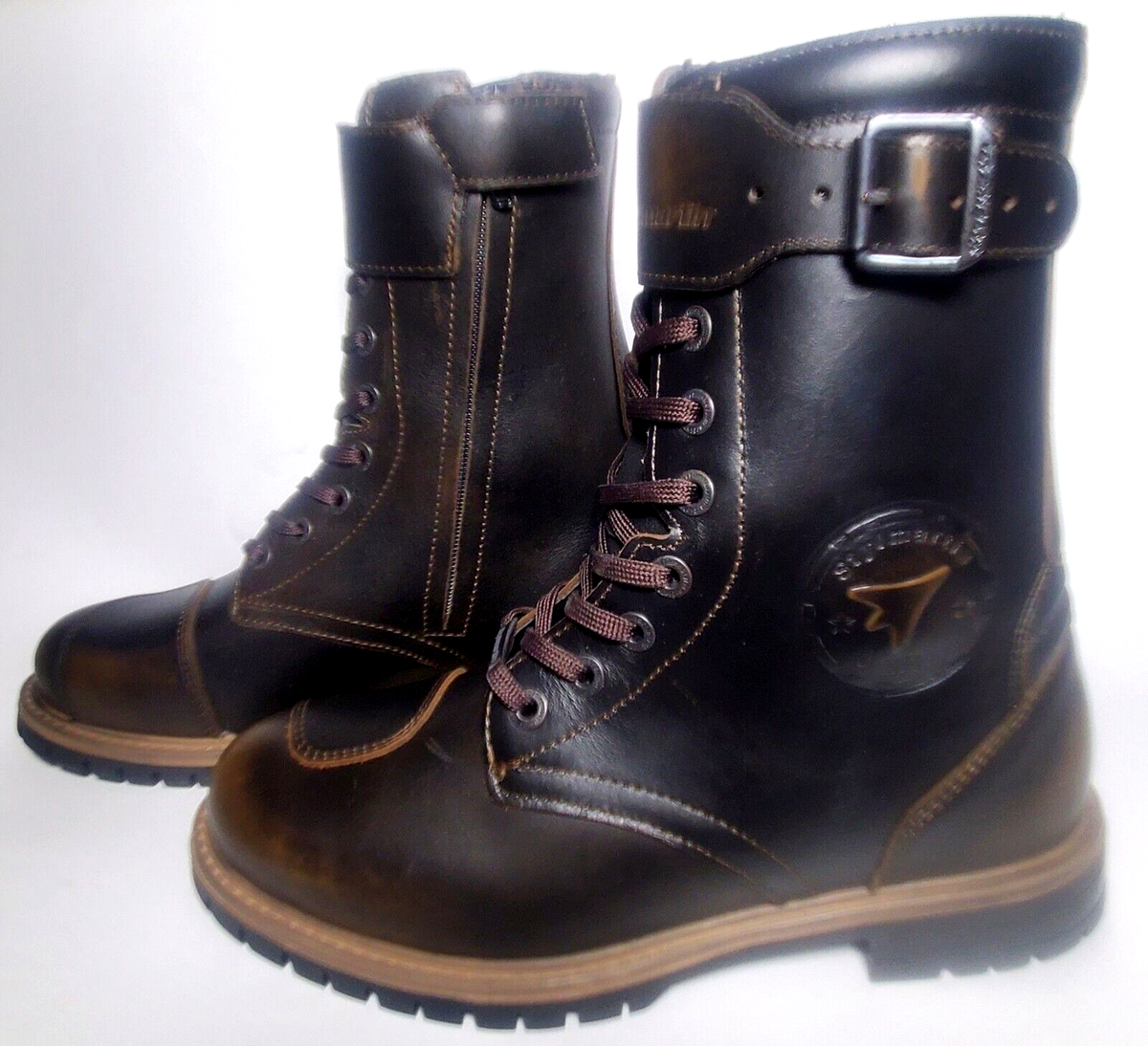 Stylmartin Rocket Waterproof Brown Leather Motorcycle Urban Boots