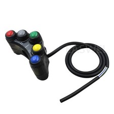 Motorcycle Race Bikes 7 Button Array 22mm 7/8" Handlebar Mount Switches Assembly