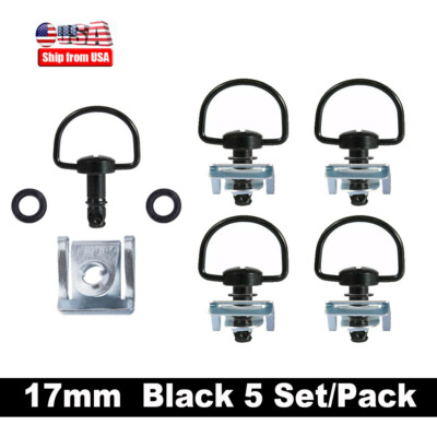 5PC Motorcycle 1/4 turn Quick Release Fasteners Fairing Bolts Studs ...