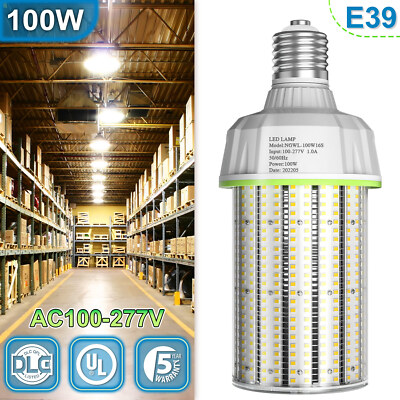 100W LED Corn light Bulb- Replace 400 watt Metal Halide bulbs - E39 Mogul Base