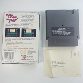 Win Lose or Draw &mdash; NES Nintendo Game Original Authentic BOX and Insert