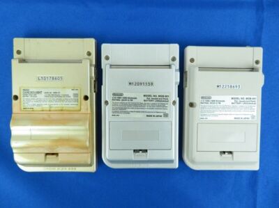 Junk Nintendo GameBoy Pocket GBP Lot of 2 & Gameboy Light Set
