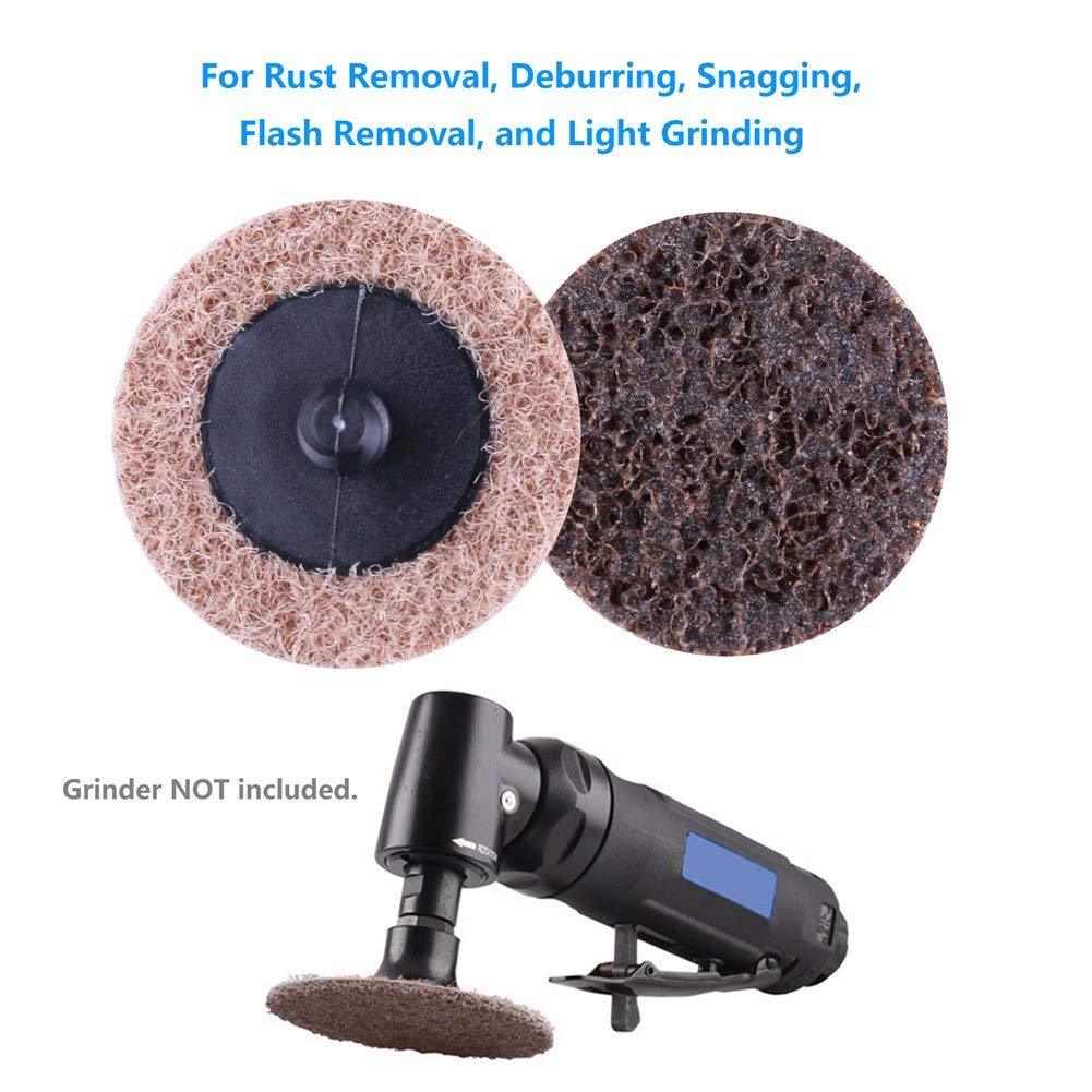 2 Inch Roloc Sanding Discs by Lotfancy - 45pcs Coarse Roll Lock Surface ...