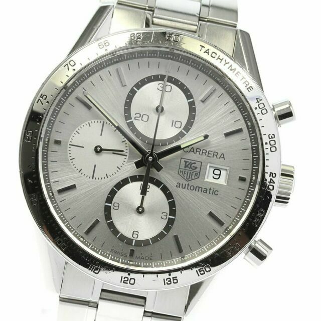 TAG Heuer Carrera Silver Men's Watch - CV2017-2 for sale online | eBay