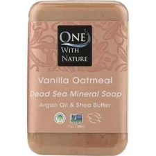 One With Nature Shea Butter Dead Sea Mineral Soap, 7 Ounce Bars (Pack of 6)