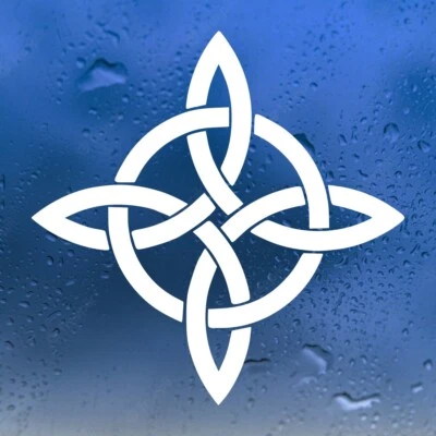 MINGLEWOOD TRADING Witches Knot Vinyl Decal Wiccan Symbol Protection Witch's Charm Die Cut Sticker