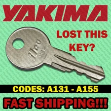 Yakima Replacement Key Cut to Your Code A131 - A155