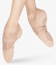 Bloch 251 Elastosplit Canvas Shoe Pink 2.5B FREE SHIPPING