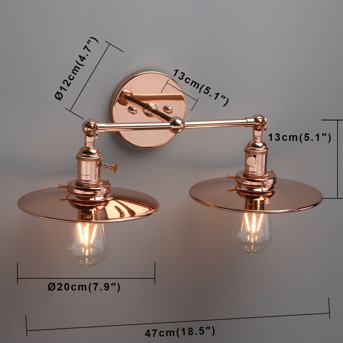 Serge Mouille Sconce Two Rotating Arms One Straight One Curved - Wall Lamp | Mohd