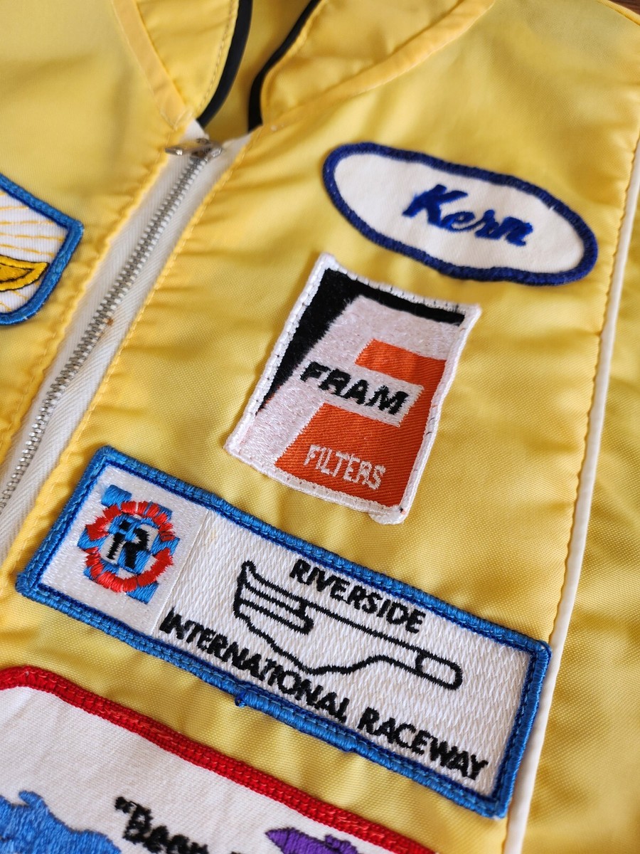 RARE 🔥 Vintage 1950s RACING JACKET Inaugural CALIFORNIA 500 INDY