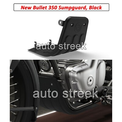 Genuine Royal Enfield New Bullet 350 ''Aluminium Sumpguard Black''