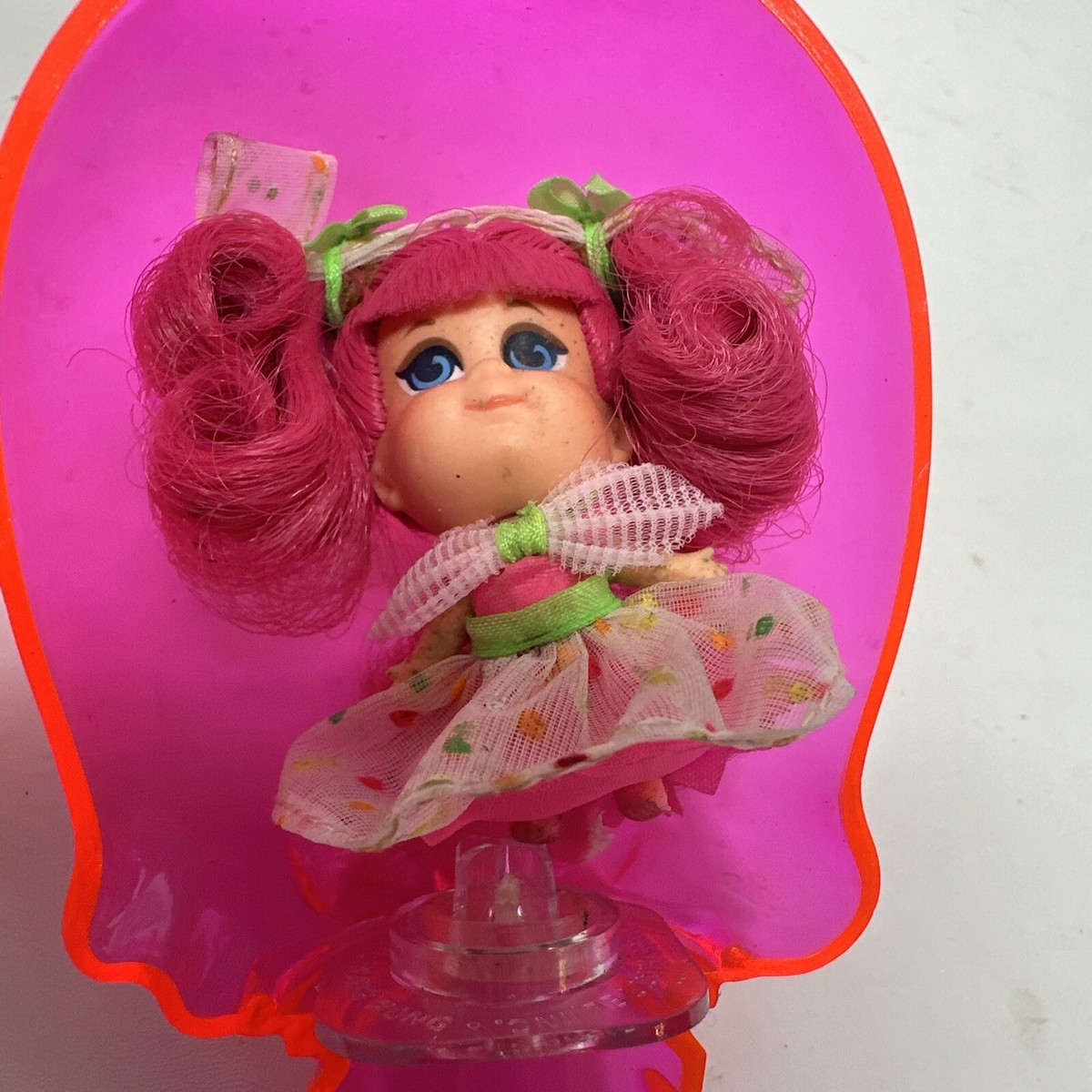 Vintage Liddle Kiddles Tutti Frutti Ice Cream Cone Kone Red Pink