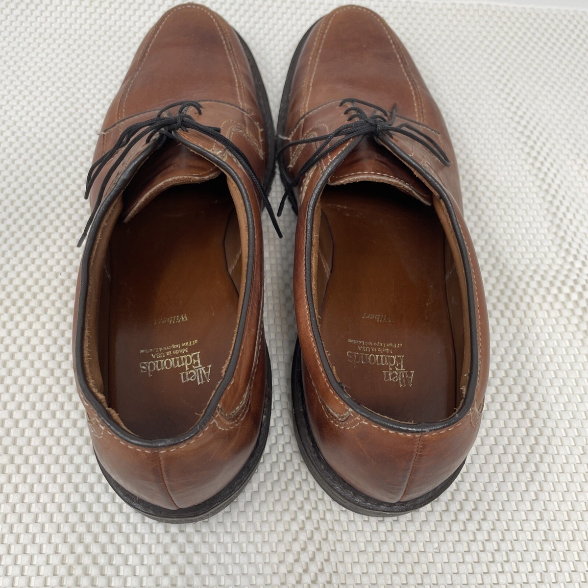 Allen Edwards 13 Brown Tie Shoes Wilbert Leather Oxfords