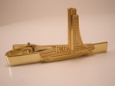 Yacht Sailing Vintage Tie Bar Clip boat experimental racing americas cup