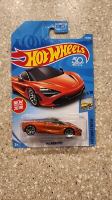 HOT WHEELS 2018 #178 MCLAREN 720S RACE EXOTIC SUPER CAR HOT ROD OUTLAW SHOW CAR 