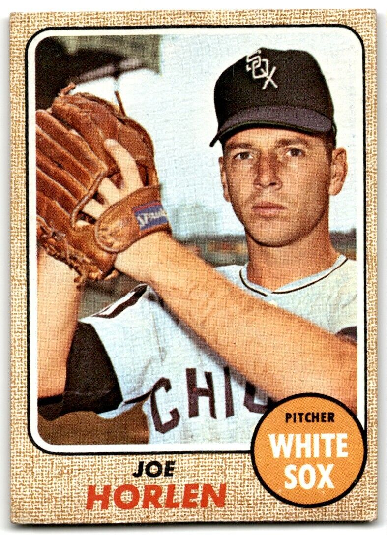 1968 Topps Joe Horlen . Chicago White Sox #125