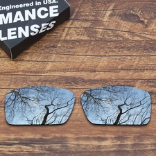 KEYTO Polycarbonate Replacement Lens for-Oakley Gascan - Silver No Polarized