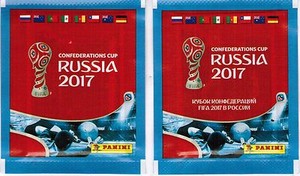 10 Pochettes Panini – Coupe Des Confédérations Russie 2017 – Autocollants Scellés Neufs