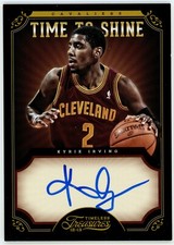 2012-13 Timeless Treasures Time To Shine Kyrie Irving On-Card Auto 73/99