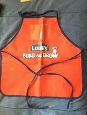 1 Small Child's Lowe's Build and Grow Apron Early 2000's NEW/Folded/Unused ff1