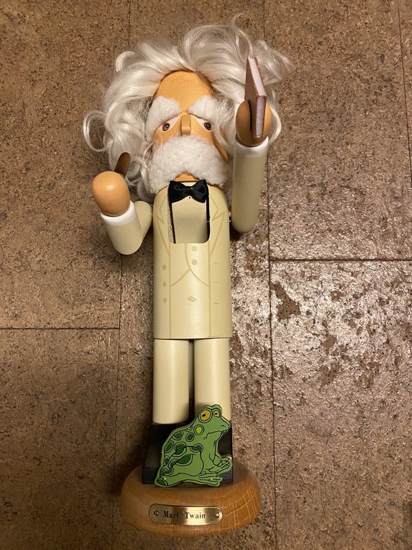Mark Twain Nutcracker Collectable RARE