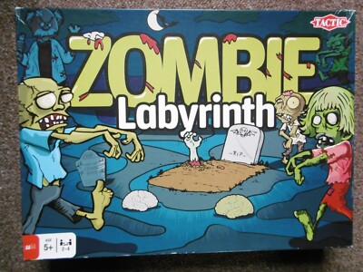 TAKTIK FAMILIE BRETTSPIEL HALLOWEEN ZOMBIE LABYRINTH KOMPLETT SEHR GUTER ZUSTAND
