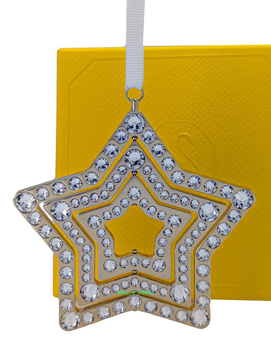 New w/ Gift Box SWAROVSKI Brand 5655938 Crystal Holiday Magic Gold