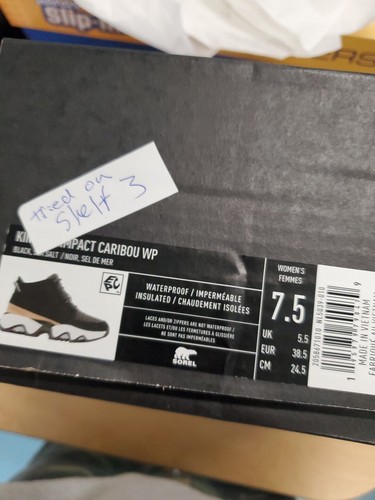 Sorel Kinetic Impact Caribou WP Boots Womens Sz 7.5 Lace Sneaker Boot NEW NWOB - Picture 10 of 10