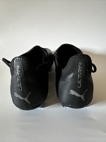 Puma Men’s 13 ULTRA ULTIMATE FG/AG Soccer Cleats Black-Asphalt 107311-02 NEW - Picture 4 of 8
