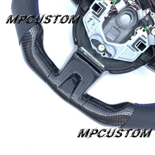 Fit For Chevrolet Camaro SS ZL1 2010 2011 Black Carbon Fiber Steering Wheel - Bild 3 von 7