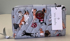 Vera Bradley RFID Turnlock Wallet DOG SHOW  1 MSRP 75  NWT