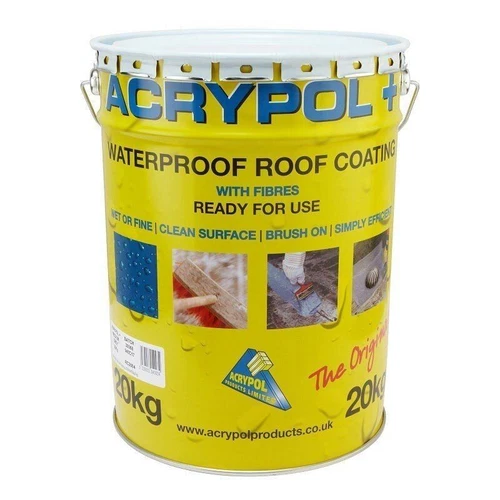 CROMAR ACRYPOL + WATERPROOF ROOF COATING WITH FIBRE SOLAR WHITE 20KG
